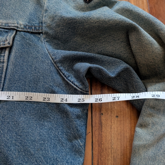 Wrangler Rugged Vintage Harley Denim Jacket (XL) - Picture 7 of 8